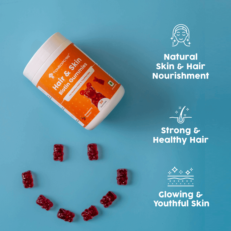 Hair & Skin Biotin Gummies
