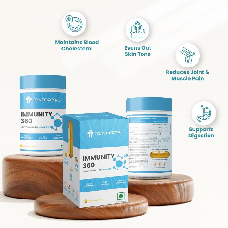 Turmeric ginger oil capsule improves immunity