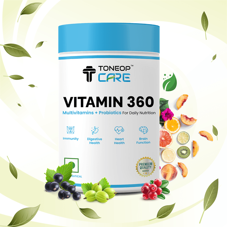 Vitamin 360 tablets improves skin & hair