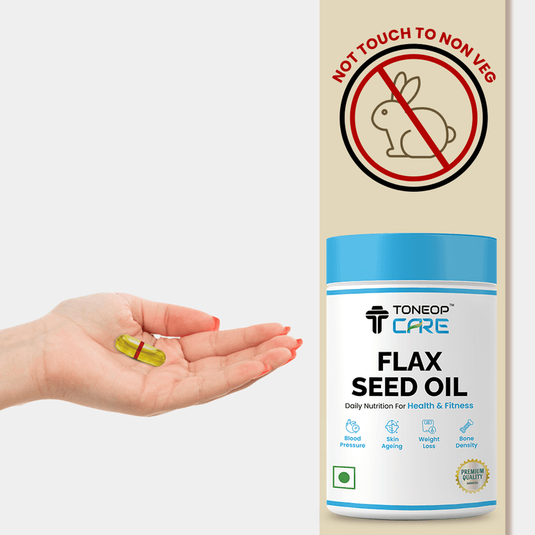 flax seed capsule titanium free