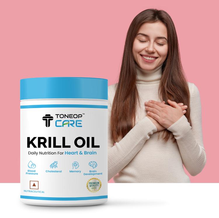 Krill Oil Capsules  All In One Heart Solution