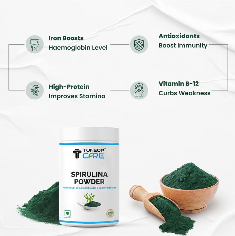 spirulina powder helps in Blood Builder & Energy Booster