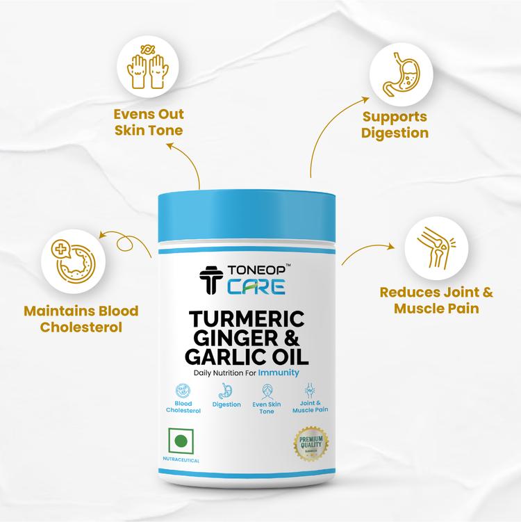 Turmeric ginger oil capsule improves immunity