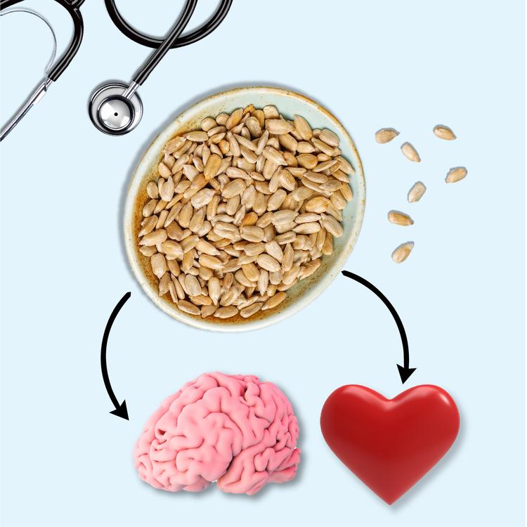 Sunflower Seeds For Heart & Brain Health